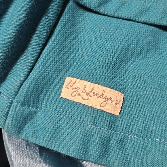 Lily & Londyn Girls Teal Hooded Pea Coat Size 6 - Picture 6 of 9